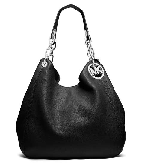 michael michael kors fulton large signature hobo|Fulton Large Logo and Leather Shoulder Bag .